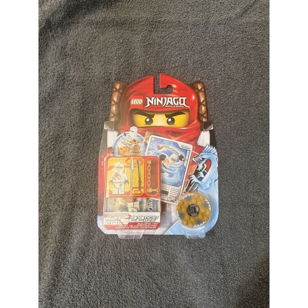 LEGO 2171 Ninjago ZANE DX Minifigure WHITE DRAGON NINJA Spinjitzu 4611474 New
